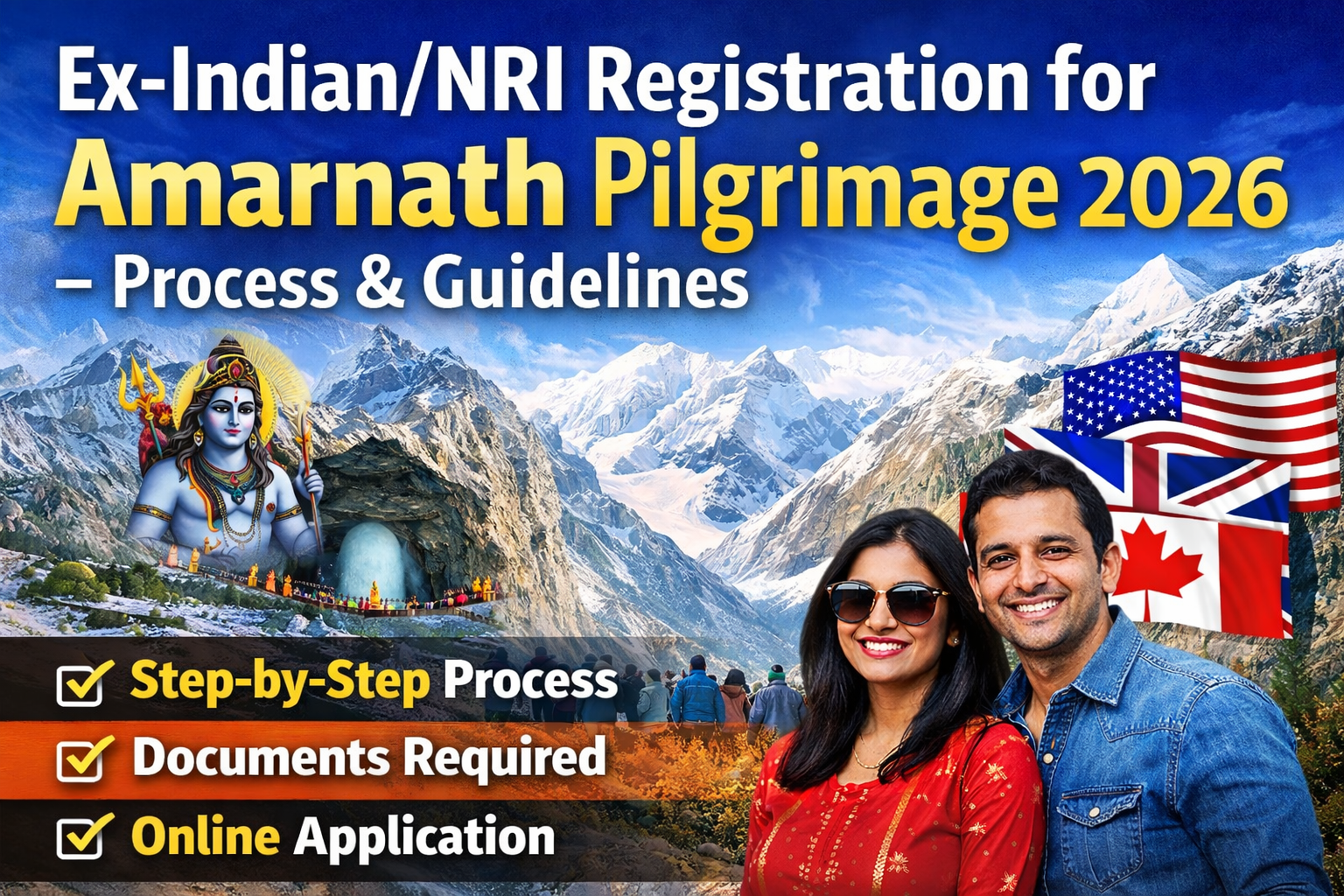 Ex-Indian/NRI Registration for Amarnath Pilgrimage 2026