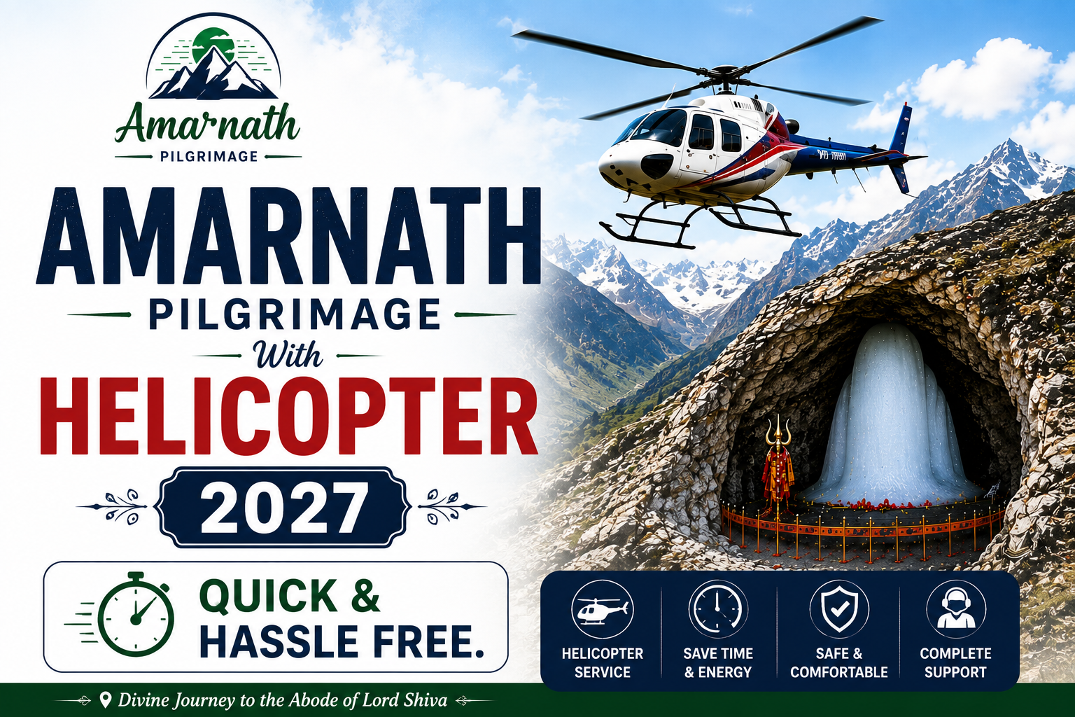 Amarnath Pilgrimage With Helicopter