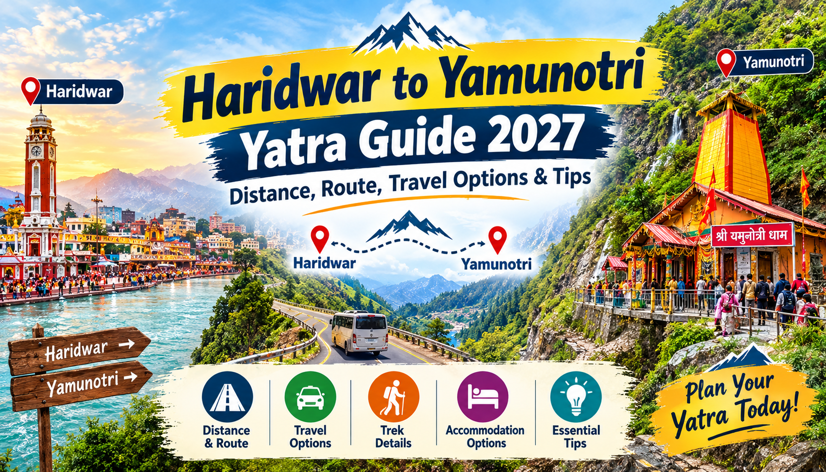 Haridwar to Yamunotri